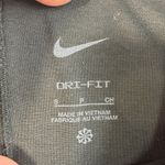 Nike  Women's S Cropped Twist Front Top One Classic Dri-Fit Short Sleeve Black Photo 5