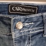 Cato Premium 12 32x32 Bling Crystal Crocheted Lace Flap Pocket Distressed Jeans Photo 10