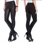 BCBGMAXAZRIA Elijah Black Faux Leather High Rise
Legging Split Hem Size XS Photo 1