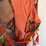 Lucky Brand Orange Tropical Paradise One Piece Swimsuit Size M Photo 12