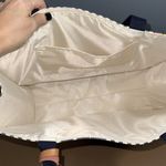 Spartina 449 Shelter Cove Market Tote navy blue stripes floral design beach tote Photo 8