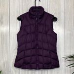 Eddie Bauer  EB650 Down Quilted Puffer Vest Deep Eggplant size XS Extra Small Photo 0