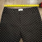 Elle Brand Skinny Ankle Black White Polka Dot Career Pants Trousers Size 8 Photo 2
