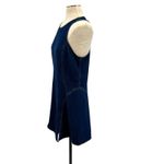 RE/DONE Denim Split-Front Racerback Minidress Dress Blue Size Medium Photo 6