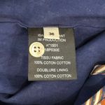 Isabel Marant  Etoile Blue Orange White Geometric Tank Button Jumpsuit sz 36 / 6 Photo 7