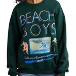 Daydreamer Beach Boys Pine Green Silver Anniversary BF Crew Size S New w/o Tag Photo 0