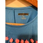 Lilly Pulitzer NWOT Mini Dress Pom Pom Eyelet Flutter Sleeve - Size XS Photo 4