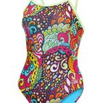 Dolfin  Uglies Looking Glass Double Strap Back One Piece Size 30 Photo 2