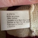 Vintage 80s Totes Ear Warmer Headband Maroon White Green Taiwan Unisex Photo 3