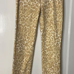 J. McLaughlin Women's Tan Beige Leopard Print Stretch Ankle Skinny Pants Size 2 Photo 0