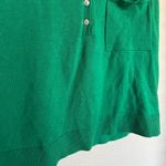 Anthropologie By  Collared Polo Muscle Sweater Tank Shirt Sz M Green Photo 5