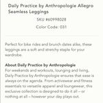 Anthropologie  Moss Green Allegro Seamless Leggings NEW Photo 7