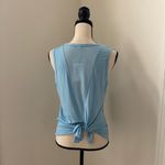 Mippo Womens Size M Mesh Split Back Crew
Neck Athletic Tank Top Powder Blue NEW Size M Photo 7