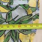 Isaac Mizrahi Linen Lemon Print Button-Up Shirt Dress Cover Up Womens Medium NEW Photo 8