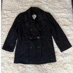 Marvin Richards Vintage‎ J. Percy for  Blk Lambswool Pea Coat sz 8 made n USA Photo 0