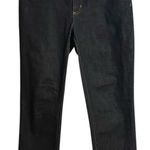 Lands' End Lands’ End Mid Rise Straight Leg Jeans Women’s 10 Petite Dark Wash Stretch Denim Photo 0