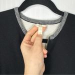 Eileen Fisher  Black Full-Zip Cardigan Sweater Jacket Size Medium Organic Cotton Photo 1