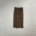 Bay Street Clothing Co. Tan Leopard Print Vintage Maxi Skirt Sz M Brown Size M Photo 1