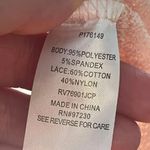 Almost Famous Women's Small Knit Lace Handkerchief Vest • Pale Pink Open Front Photo 14