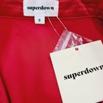 superdown Sophie Draped Mini Dress in Red Small Photo 6