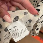 Reformation Lacey Midi Dress in White/Black Polka Dot size 2 Photo 8