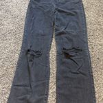 ASOS  Black Jeans Long Straight Leg Fit Women Black Photo 1