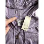 NWT VERTIGO‎ PARIS Sz Medium Full Zip Hoodie Sweater Lavender Amethyst #M8 Photo 6