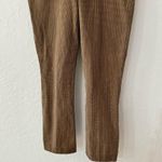 Everlane  Side Zip Button Closure Pull On Stretch Coco Plaid Ankle Crop Pant 00 Photo 4