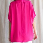JODIFL Women’s Short Sleeve Hot Pink Top Photo 1