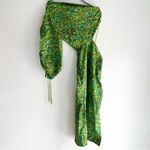 Alemais Phyllis Asymmetric Dress Green Organic Cotton Sz 8 US 4 Photo 5