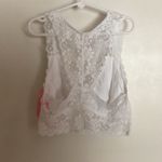 JENNI WHITE LACE RACERBACK BRALETTE Sz LG NWT Photo 3