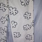 Floral Print Off White Jeans Size 25 Photo 3