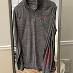 Nike Team USA Olympics Quarter Zip Pullover Gray Long Sleeve Tokyo 2020 Logo L Photo 0