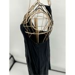 Abercrombie & Fitch Abercrombie short black silk slip dress size medium 95% silk Photo 10