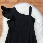 Bar III  Black Ruffle Bodycon Dress Photo 3