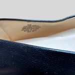 Nine West Womens Black Leather Upper Pumps Wedge Heel Shoes Size 8 Photo 6