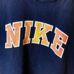 Nike Y2K 00s  T Shirt Classic Spellout Graphic Tee Cotton Short Sleeve Blue M Photo 4