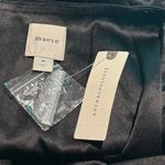 Maeve Anthropologie Crystal Bow Satin Mini Skirt Black Size M Photo 3