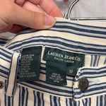 Ralph Lauren Cropped Striped Jeans Photo 1