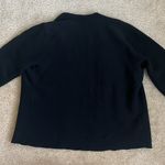 J. McLaughlin  Ribbed 3/4 Sleeve Cotton Cardigan in Black Women’s Size Small Photo 1