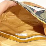 Burlington Floral Canvas & Leather Crossbody Bag Made in Italy Vintage Photo 2