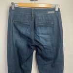 Level 99 Anthropologie Dark Wash Lyocell Skinny Trouser Stretch Jeans Sz 25 Blue Photo 4