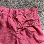Joie  Bubblegum Pink Linen Tank Top Shorts Set Small Barbiecore Photo 8