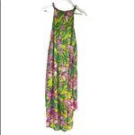 Mlle Gabrielle  Flowing Halter Floral Dress Small Photo 11
