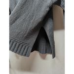 Aerie  Chenille Women Oversized Cowl‎ Neck Sweater XS Gray Pullover Boho Cozy Photo 2
