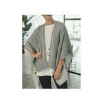 J. Jill Reversible Glen Plaid Ruana Fringed Sweater Poncho One Size Tan Size undefined Photo 1