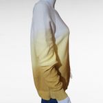 Loft Yellow Ivory Ombre Dip Dye Sweater Size Large Photo 3