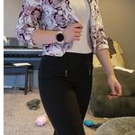 One Star White Floral Womens Blazer Size Medium Photo 2