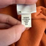 Old Navy  Tank Midi Dress Women’s M Orange Bodycon Stretch Cotton Racerback Photo 7