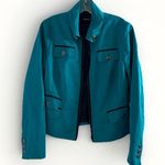 Carlisle Women's  Teal  Lightweight Water Resistant Jacket Coat Top SZ 6 Photo 4